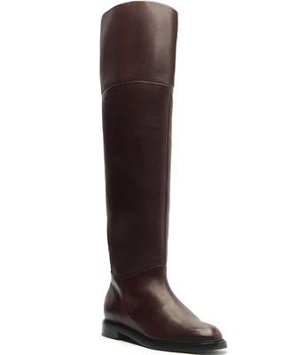 Schutz Terrance Leather Over The Knee Riding Boots