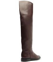 Schutz Terrance Leather Over The Knee Riding Boots