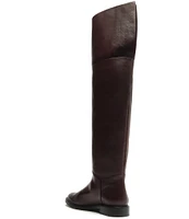 Schutz Terrance Leather Over The Knee Riding Boots