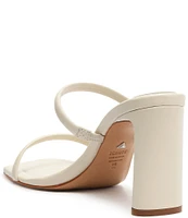 Schutz Ully Tab Leather Dress Slides