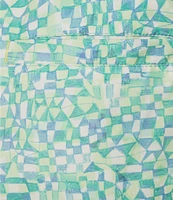 Scotch & Soda Allover Print 6#double; Inseam Swim Trunks