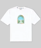 Scotch & Soda Chest Tree Artwork Short Sleeve Graphic T-Shirt