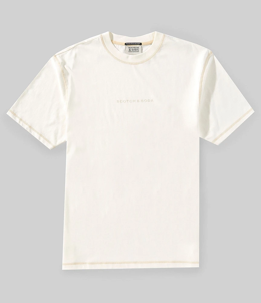 Scotch & Soda Front Logo Short Sleeve T-Shirt