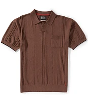 Scotch & Soda Knitted Short Sleeve Polo Shirt