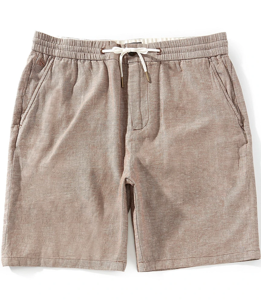 Scotch & Soda Linen Blend 7#double; Inseam Shorts