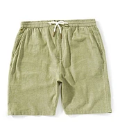 Scotch & Soda Linen Blend 7#double; Inseam Shorts