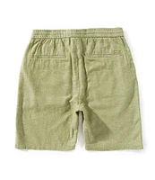Scotch & Soda Linen Blend 7#double; Inseam Shorts