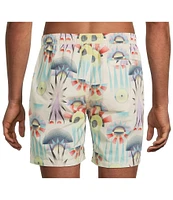 Scotch & Soda Printed 6#double; Inseam Swim Trunks