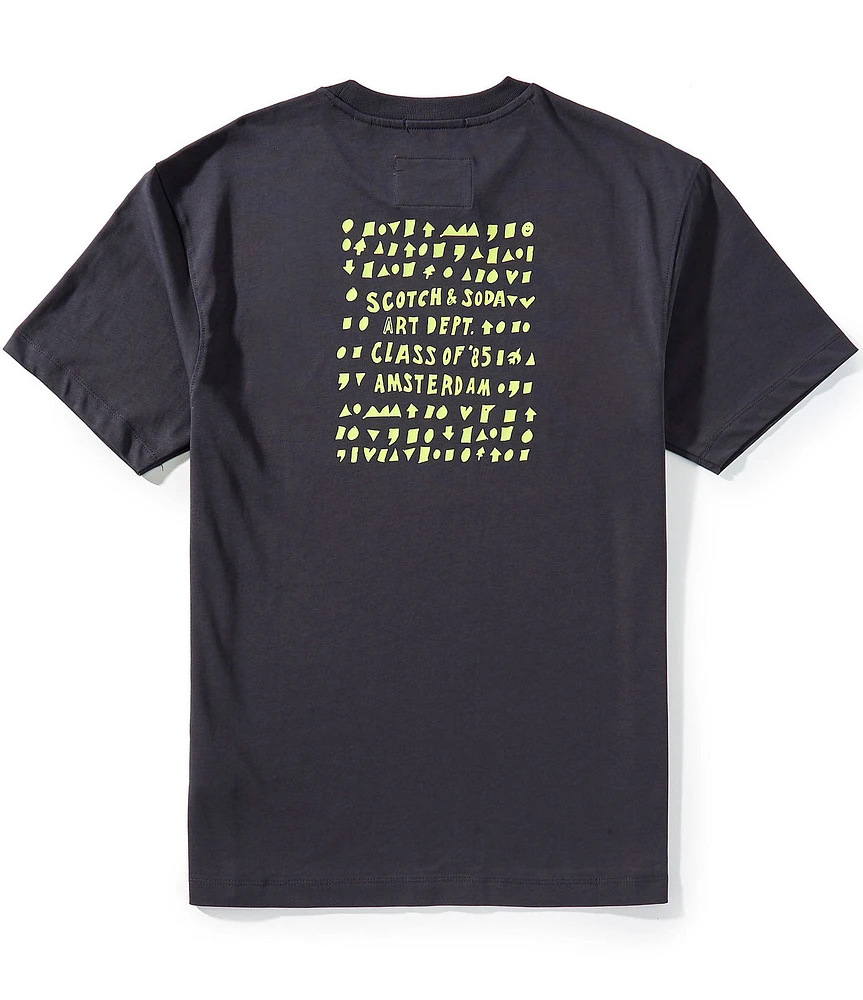 Scotch & Soda Relaxed Fit Artwork Short Sleeve T-Shirt