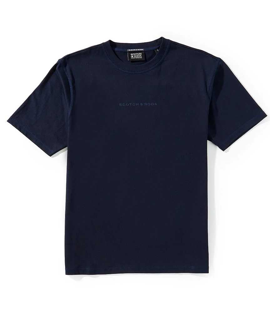 Scotch & Soda Relaxed Fit Logo Short Sleeve T-Shirt