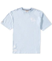Scotch & Soda Slub Embroidered Short Sleeve T-Shirt
