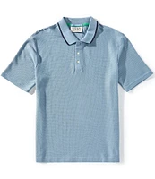 Scotch & Soda Structured Relaxed Fit Short Sleeve Polo Shirt