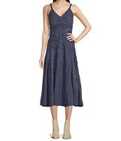 Scully Spaghetti Strap Midi Dress