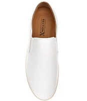 Section X Byron Leather Slip-On Espadrille Sneakers