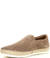 Section X Men's Byron Suede Slip-On Espadrille Sneakers