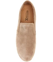 Section X Men's Byron Suede Slip-On Espadrille Sneakers