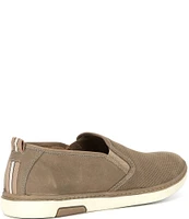 Section X Men's Roland Nubuck Leather Slip-On Sneakers