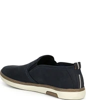 Section X Men's Roland Nubuck Leather Slip-On Sneakers