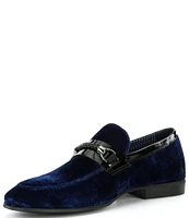 Section X Men's Saint Braid Bit Venetian Velvet Dress Shoes