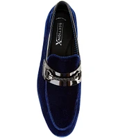 Section X Men's Saint Braid Bit Venetian Velvet Dress Shoes