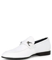 Section X Men's Saint Leather Braid Bit Venetian Dress Shoes