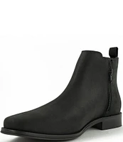 Section X Men's Steven Zip Nubuck Chelsea Boots