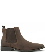 Section X Men's Steven Zip Oiled Leather Chelsea Boots