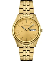 Seiko Men's Essential Quartz Analog Gold Stainless Steel Bracelet Watch