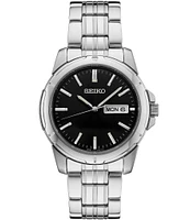 Seiko Men's Essential Quartz Analog Stainless Steel Bracelet Watch