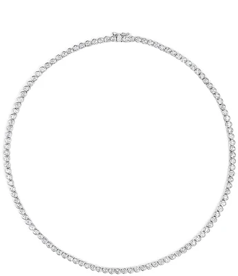 SHASHI Bezel Crystal Tennis Collar Necklace