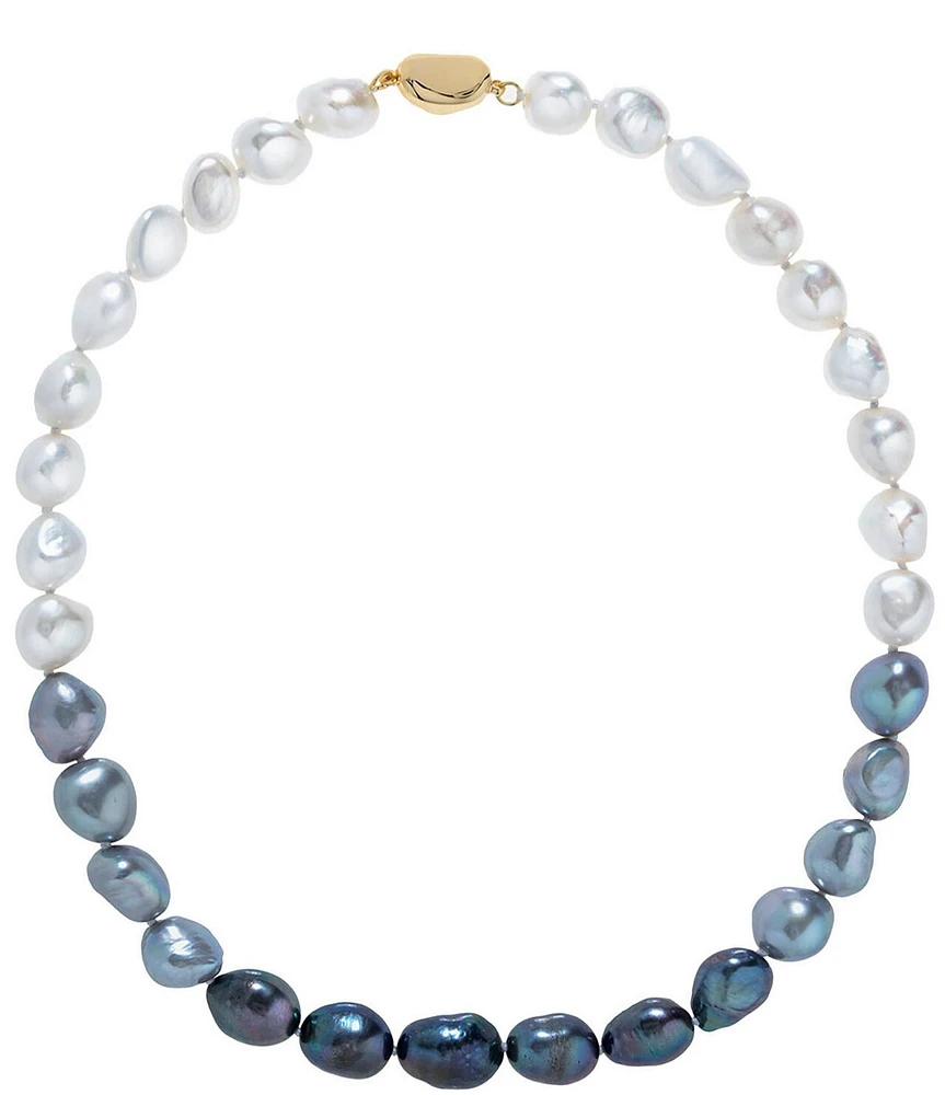 SHASHI La Fumee Freshwater Pearl Collar Necklace