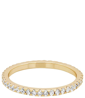 SHASHI Staci Double Pave Band Ring