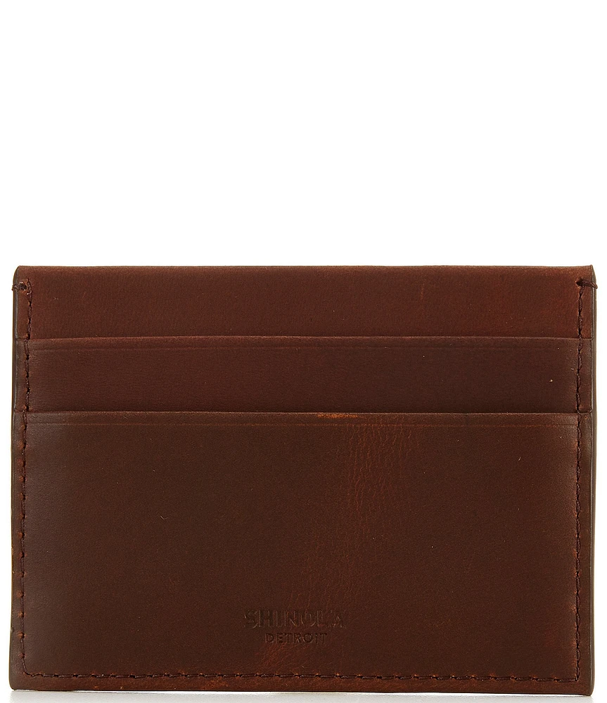 SHINOLA 5 Pocket Leather Card Case