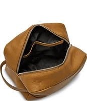 SHINOLA Zip Natural Grain Leather Travel Kit