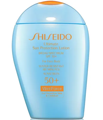 Shiseido Ultimate Sun Protection Lotion WetForce for Sensitive Skin and Children