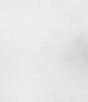 Signature 8 Rib Jersey Short Sleeve Baby Tee Crop Top