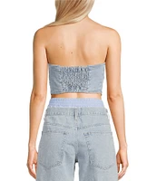 Signature 8 Strapless Denim Tube Top