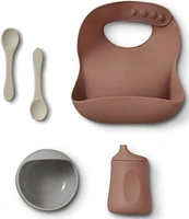 Silver Cross 4-Piece Silicone Mealtime Set