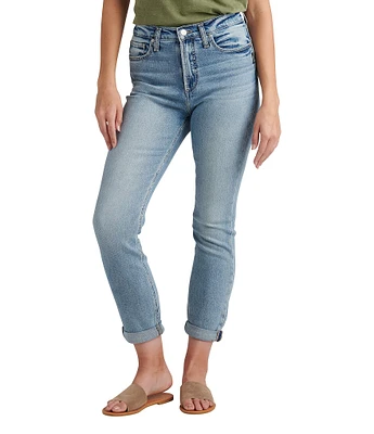 Silver Jeans Co. 90s Boyfriend Mid Rise Straight Leg Jeans