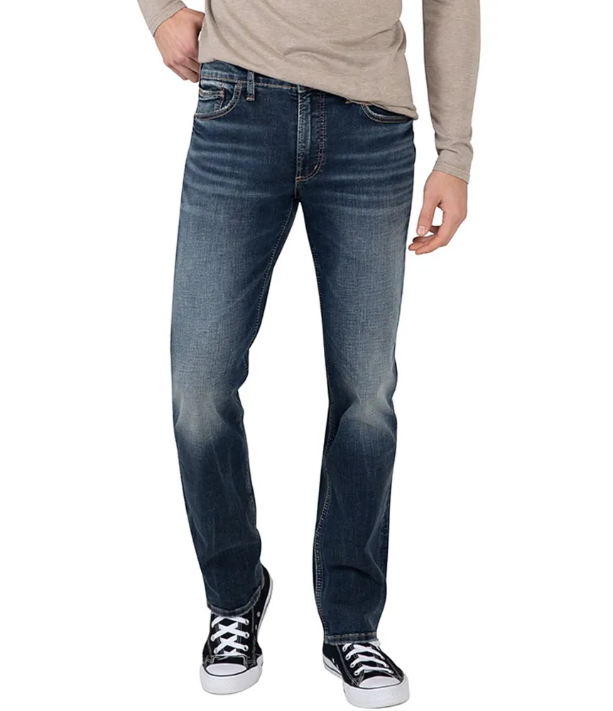 Silver Jeans Co. Allan Classic Fit Straight Leg Performance Stretch Jeans