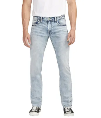 Silver Jeans Co. Allan Slim Fit Straight Leg Denim Jeans