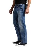 Silver Jeans Co. Allan Slim Fit Straight Leg Stretch Jeans