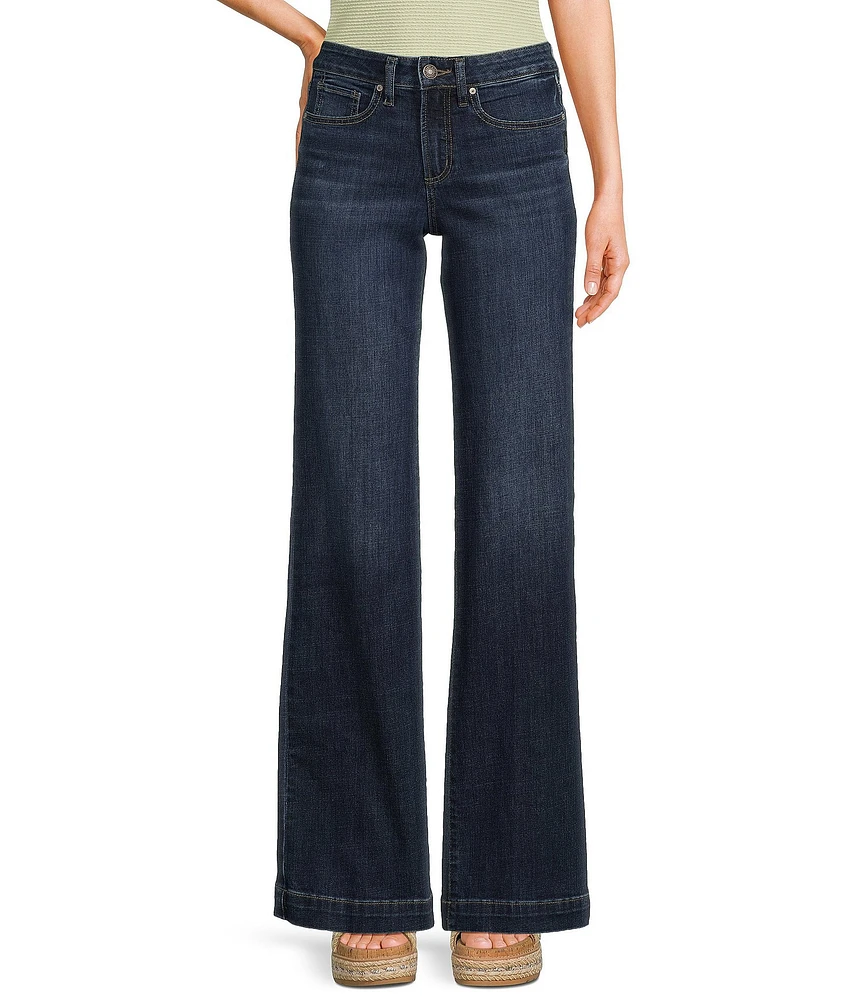 Silver Jeans Co. Avery High Rise Curvy Fit Luxe Stretch Denim Trouser Jeans
