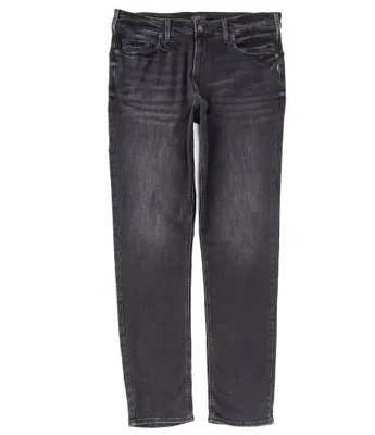Silver Jeans Co. Big & Tall Machray Athletic-Fit Black Stretch Denim Jeans