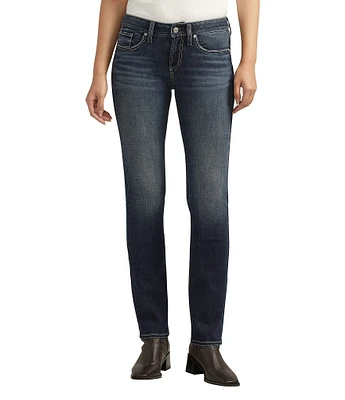 Silver Jeans Co. Britt Slim Straight Leg Power Stretch Jeans