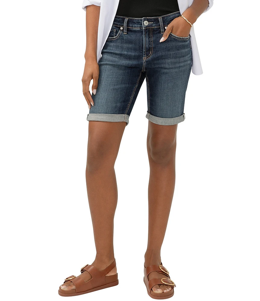 Silver Jeans Co. Comfortable Curvy Fit Elyse Bermuda Shorts