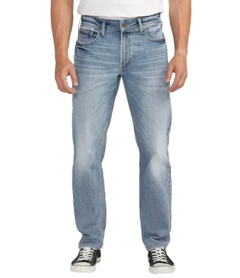 Silver Jeans Co. Eddie Classic-Athletic Fit Tapered Leg MadeFlex Denim Jeans