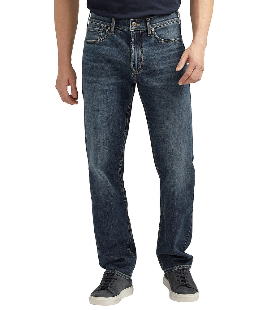 Silver Jeans Co. Eddie Mid Flex Athletic Fit Tapered Leg Jeans