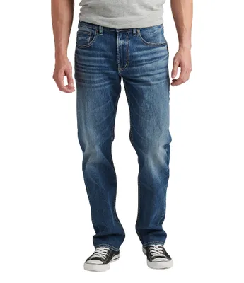 Silver Jeans Co. Eddie Relaxed-Fit Tapered-Leg Jeans