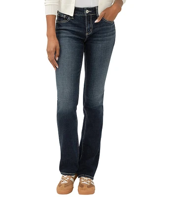 Silver Jeans Co. Elyse Mid Rise Bootcut Jeans
